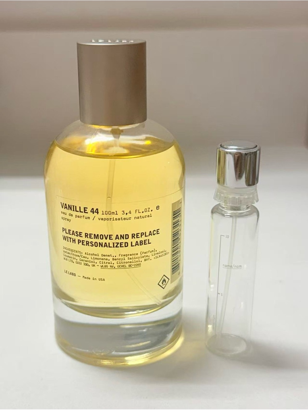 Le Labo Vanille 44 EDP – 10ml decant Spray 🤍🍦